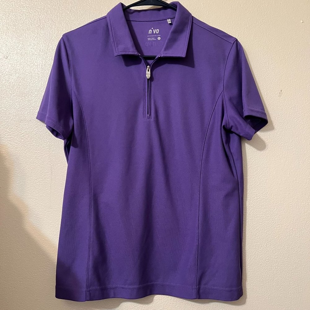 Nivo Ladies Golf Shirt -Purple, size M